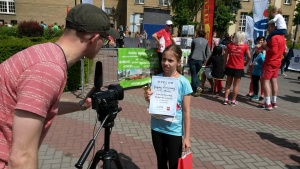 Bieg Młodego Maratończyka - Wolsztyn 2015r.