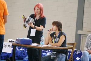 W biurze zawodów Półmaratonu Zielonogórskiego